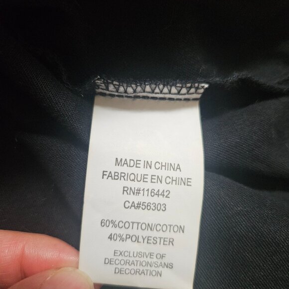 Empyre Amplify Black Zip Shirt Men's X-LARGE Short Sleeve Skateboard Streetwear - Picture 10 of 12